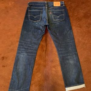 Levi’s 511 Slim Fit White Oak Cone Denim Selvedge Jeans